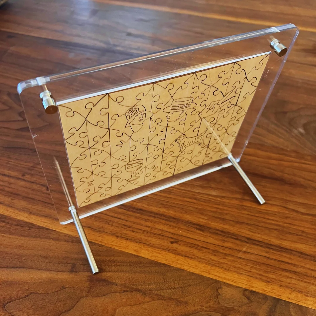 Double Sided Acrylic Frame - For MINI QT 170x136mm - Image 2