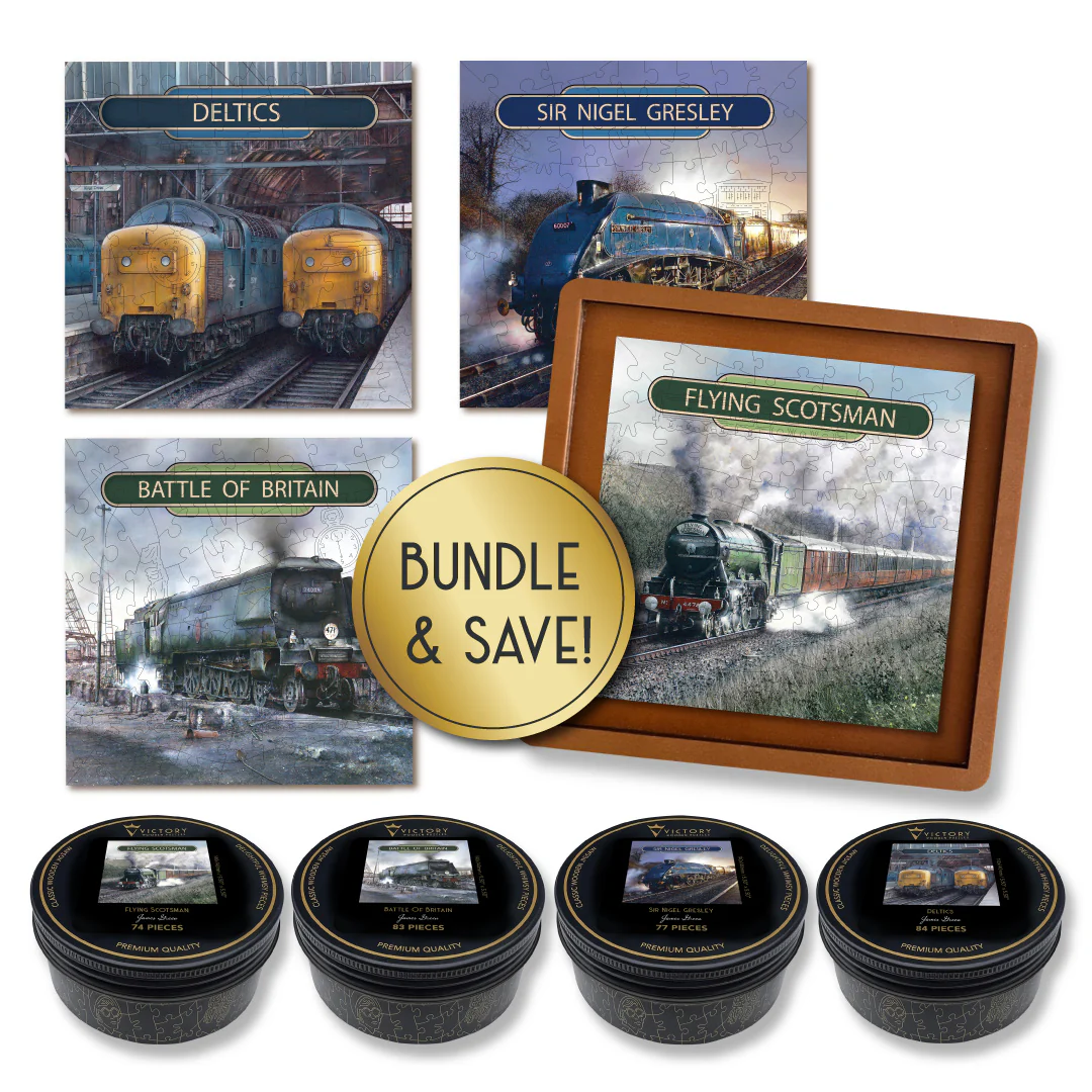 Trains by James Green MINI QT Tray Collection